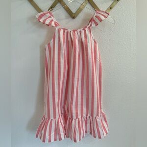 NWT Crazy 8 Striped Poplin Dress 10-12